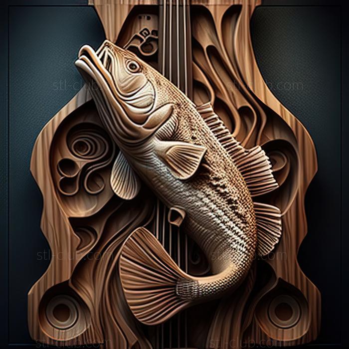 3D model st bass (STL)